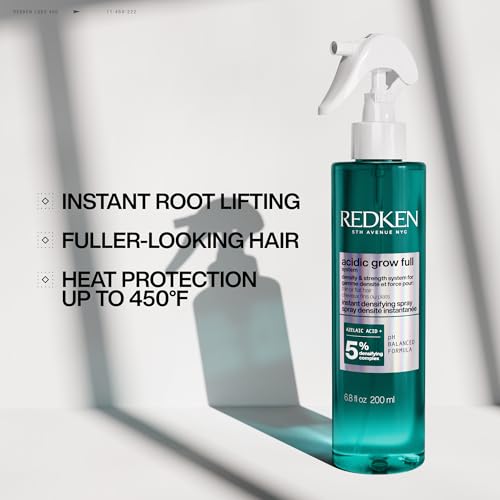 Image of Redken Acidic Grow Full Instant Densifying Spray - Lightweight Root-Lift Hair Spray for Fuller, Thicker-Looking Hair, With Azelaic Acid, Heat Protection up to 450F