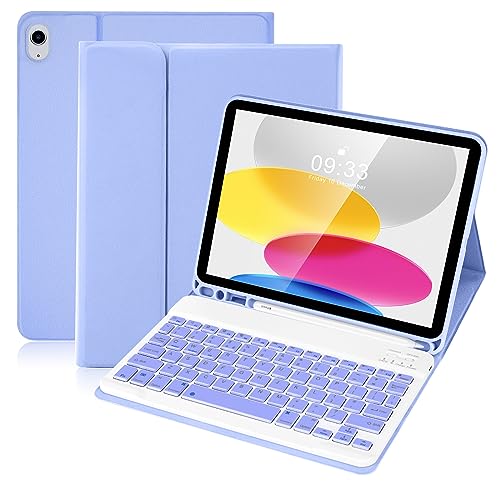 SOPPY Bluetooth Keyboard Case for New iPad 11th Gen. (A16) 11-inch 2025, 10th Generation 10.9 inch 2022