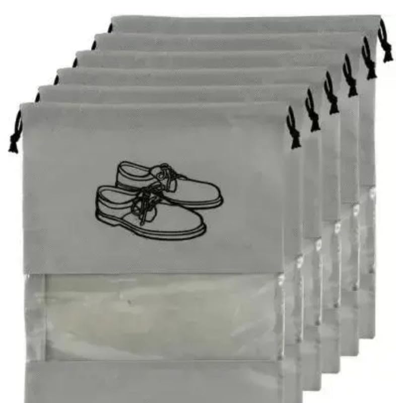 Shoes__ Bag for Travel Bag for Man & Women Shoes__ Cover for Storage at Home Gym Reusable Travelling Accessories Organizer Pouch Travel Essentials...