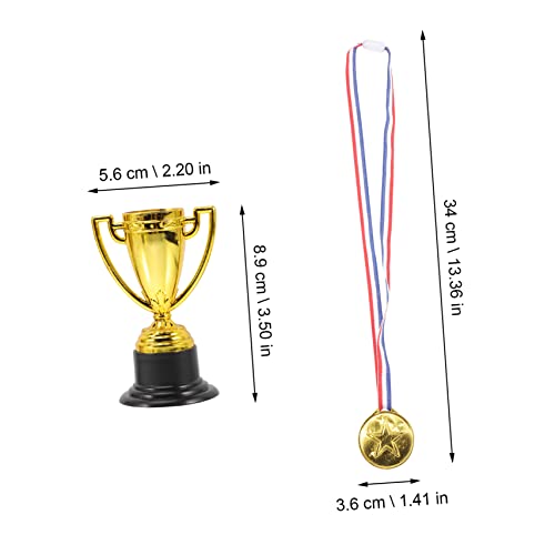 OHPHCALL 8 Pçs Plástico Medalha De Plástico Decoração Medalha De Troféu De Golfe Para Crianças Brinq