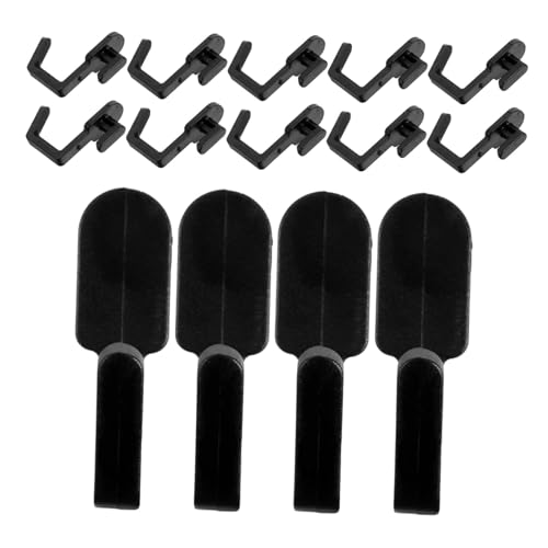 NAMOARLY Utility Hooks for Garage 30pcs Pegboard Hooks J-Shape Tool Storage Plastic Easy to Install