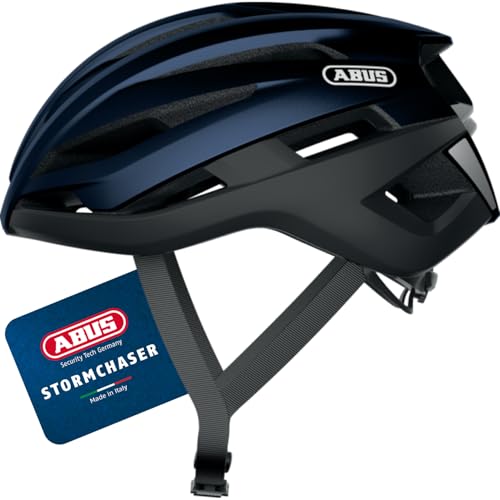 ABUS Rennradhelm StormChaser - Leichter und komfortabler Fahrradhelm für professionellen Radsport für Damen und Herren - Blau, Größe S