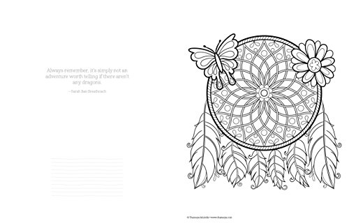 Free Spirit Coloring Book (Coloring Is Fun) (Design Originals) 32 Whimsical & Quirky Art Activities From Thaneeya Mcardle On High-Quality, Extra-Thick Perforated Pages That Resist Bleed-Through #TOP4