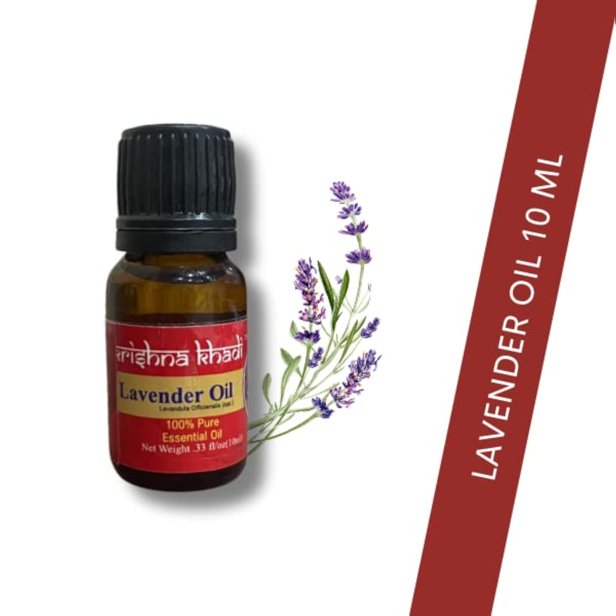 Krishna Khadi Essential Lavender Oil for Skin & Hair