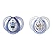 Tommee Tippee Every Day Pacifiers, Symmetrical Design, BPA-Free Silicone Binkies, 0-6m, 2-Count, Colors and Designs Vary