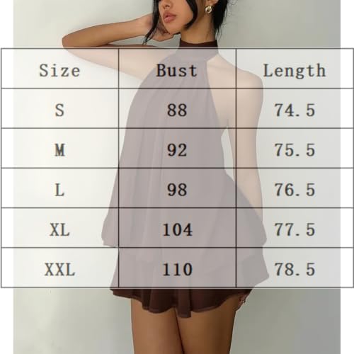Robe d'été en mousseline plissée à volants et dos nu ajustable - 2