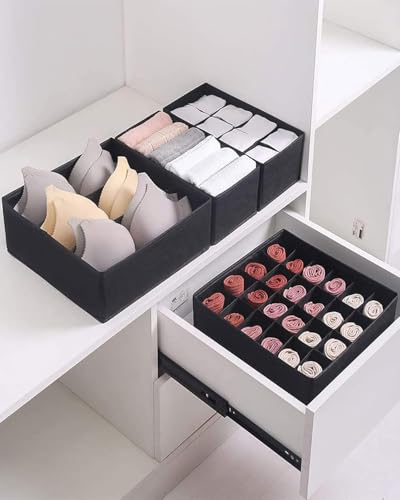 Image of Wardrobe Organiser Set of 4 (Black)