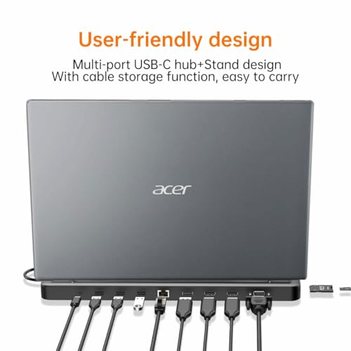 Acer 13 in 1 Type C Minidock Avec fil USB 3.2 Gen 1 3.1 Gen 1 Type C Neuf - vue 5