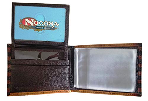 Custom Proud American Nocona Bi-fold Wallet with a Distressed United States Flag3