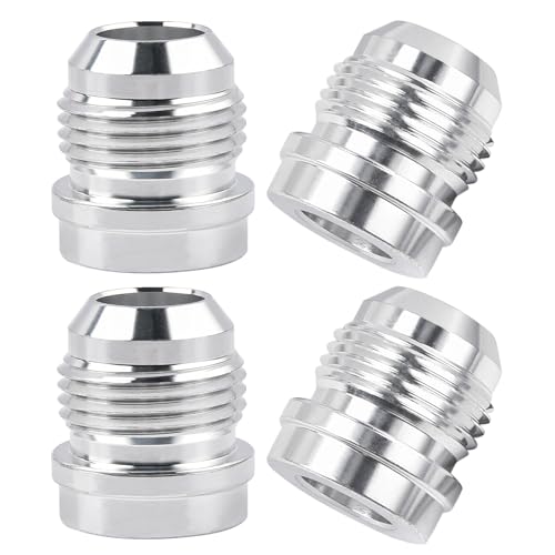 EVIL ENERGY 12AN Male Weld on Bung Fitting Aluminum 2PCS