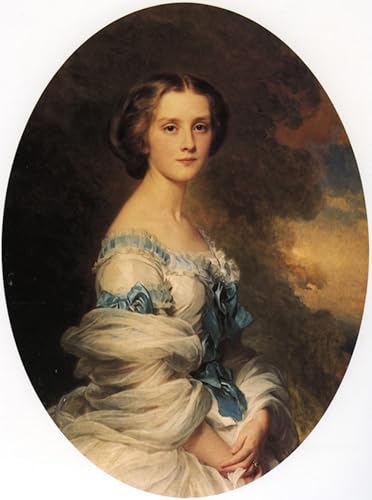 Impression d'affiches Comtesse Edmond De Pourtales par Winterhalter Toile 60x90cm