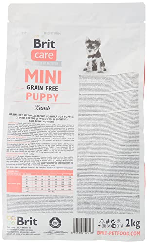 Brit 2kg Care Mini Puppy Lamb getreidefrei Hundefutter