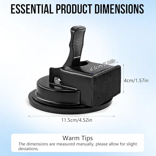 Ventouse puissante de 11,5 cm pour fixation de sol - 2