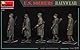 MiniArt 35245 1:35 Fig. US Soldaten m. Regenkeidung(5)-originalgetreue Nachbildung, Modellbau, Plastik Bausatz, Basteln, Hobby, Kleben, Modellbausatz, Zusammenbauen, unlackiert