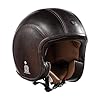 Royal-Enfield-Granado-Neo-ISI-and-DOT-Certified-Leather-Outer-Shell-Riding-Motorcycling-Helmet-D-Brown-XL-62-Cm Royal Enfield Granado Neo ISI and DOT Certified Leather Outer Shell Riding Motorcycling Helmet D Brown (XL) 62 Cm