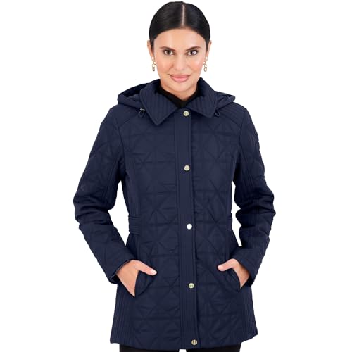 Jones New York Puffer Jacket Womens, Women Jacket Winter, Quilted Jackets for Women