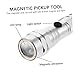 DIYEAH Telescopic Magnet Flashlight Tool LED Light Mechanical Up Gadget for Easy Retrieval Tight Spaces Unique Present for Men Durable and Portable Design