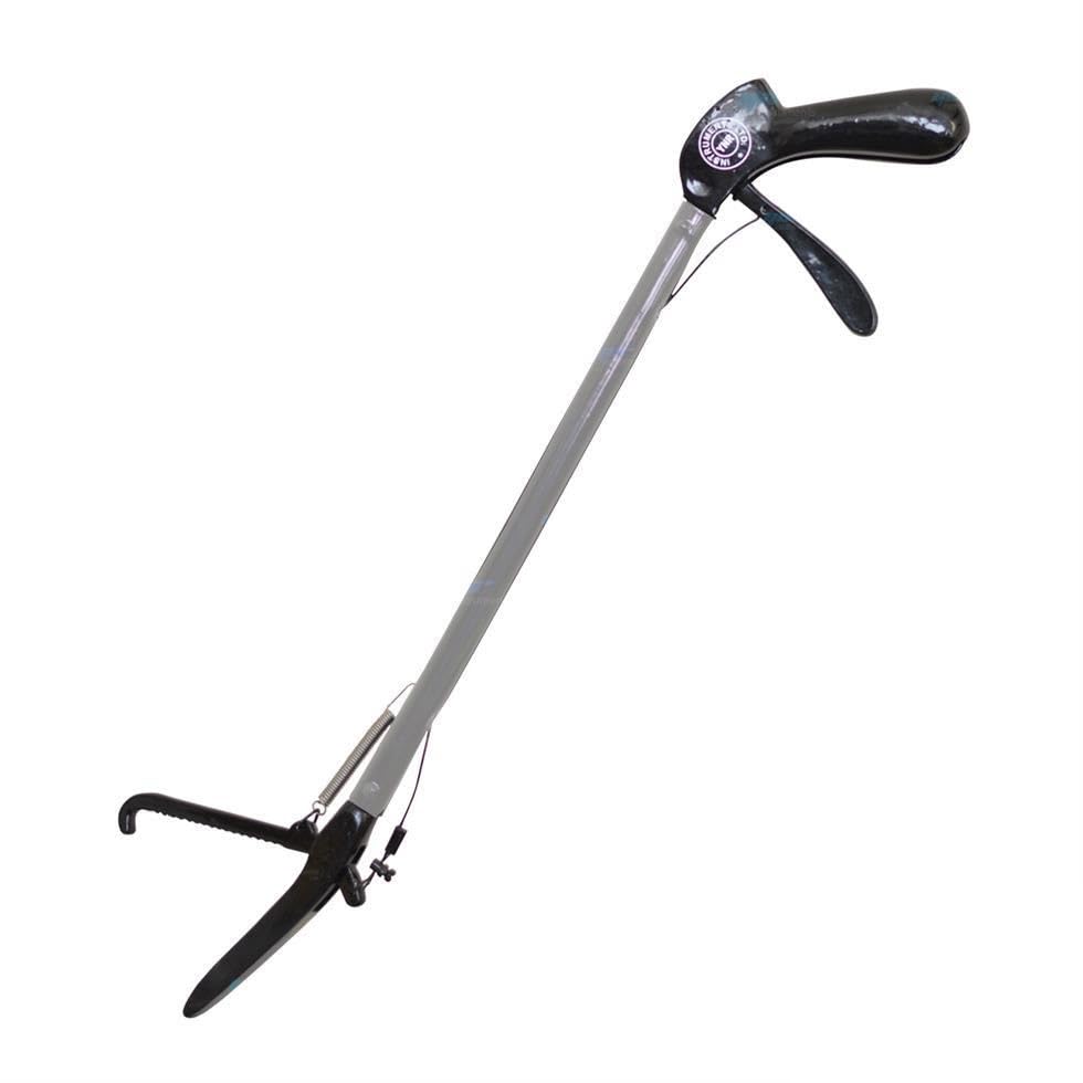 YNR Pinzas profesionales para atrapar serpientes, 76.2 cm, para manejo de reptiles, color negro y plateado
