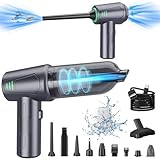 Meudeen Air Duster - Computer Vacuum Cleaner - for Keyboard Cleaning- Cordless Canned Air- Powerful - Energy-Efficient(Air-118 Pro)