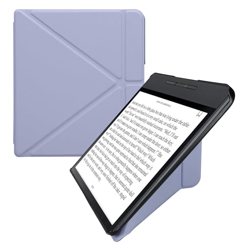 kwmobile Origami Case Compatible with Kobo Forma Case - Slim PU Leather Cover with Stand - Lavender