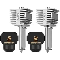 2 PCS Actualización A1/A1 Mini/A2L Quick-Swap Hotend 0.2mm+0.4mm