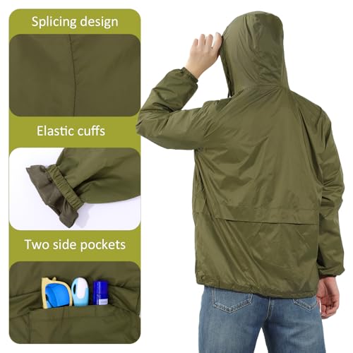 Chaqueta impermeable de mujer transpirable ideal para senderismo y paseos bajo la lluvia 6