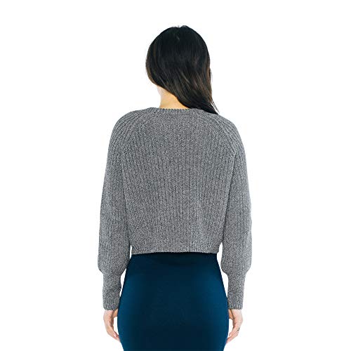 American Apparel Women's Cropped Fisherman Long Sleeve Pullover2