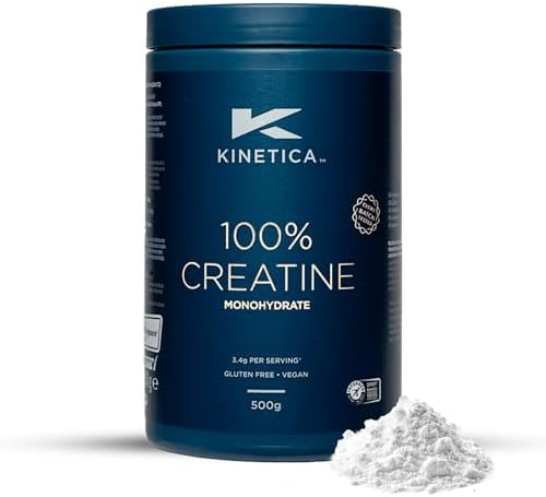 Kinetica Sports Creapure® 100% Creatine Monohydrate Powder - Unfl...