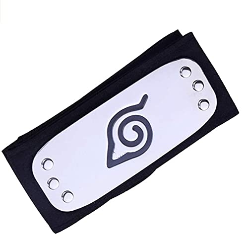 Narutoo Headband metal set minato kunai Narutoo costume , For Narutoo Fans Anime Halloween Cosplay, Narutoo merch Themed Party (Leaf-1)