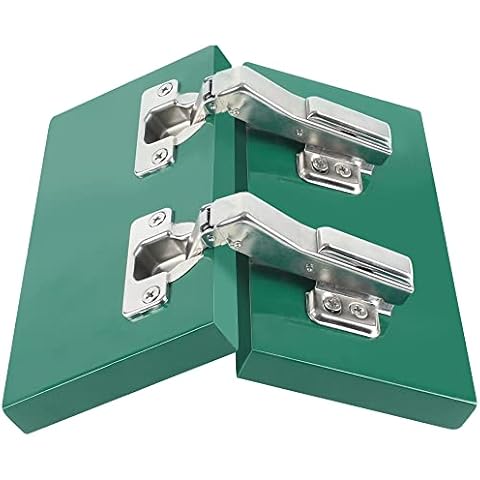 TamBee 45 Degree Cabinet Hinges Kitchen Cupboard Corner Hinges Concealed Soft Close Doors Hinges for Cabinet Door Wardrobe Hinges with Screws Cover
