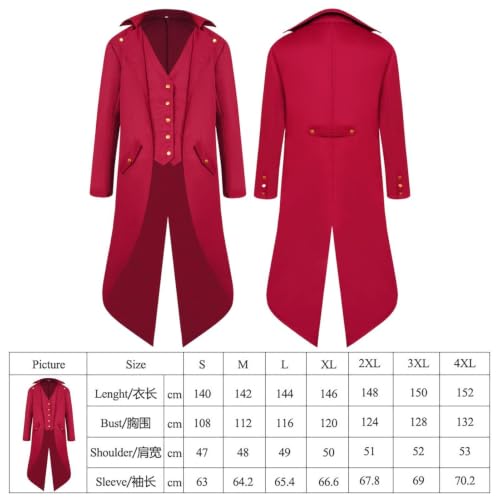Chaqueta gótica steampunk de alta costura para frac medieval exclusivo 4