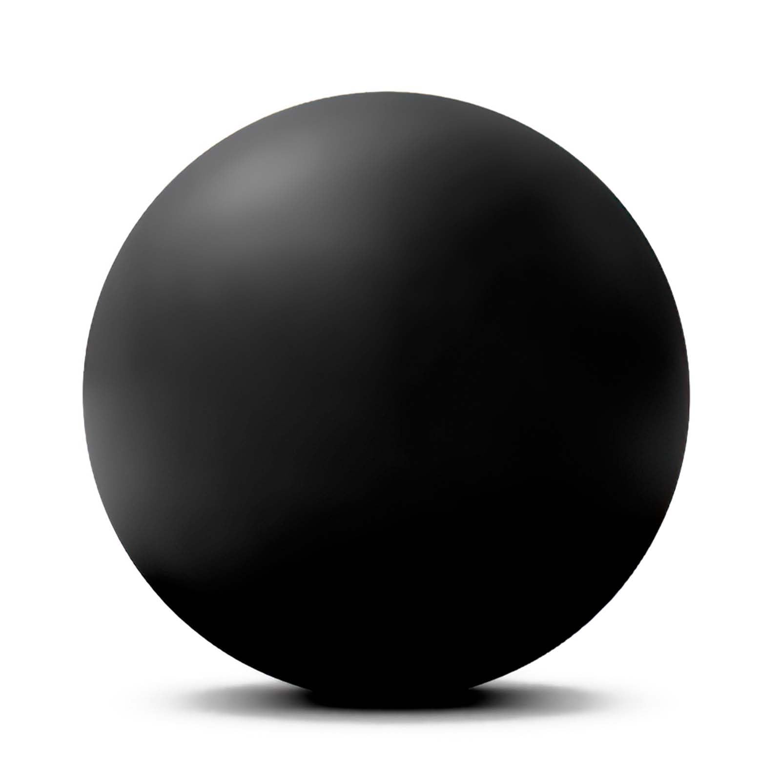 WOVTE Massage Lacrosse Ball for Sore Muscles, Shoulders, Neck, Back, Foot, Body, Deep Tissue, Trigger Point, Muscle Knots, Yoga and Myofascial Release (Black)