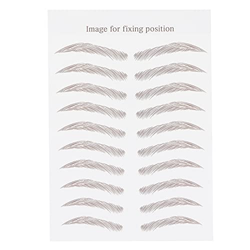 Eyebrow Transfers Stickers for Women & Girls -, Lasting, Peel-Off False Eyebrows in BROWN-07, Look Makeup Solution - Image 4