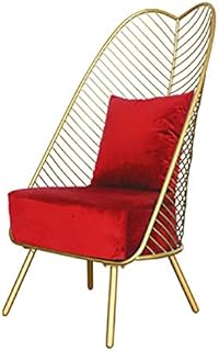 GYCOZ Decoración hogareña Louis Fashion Living Sala Sillas Sofa Sofa Nordic Creativa Tela de Ocio Balcón Dormitorio L (Color : A Height 110CM)