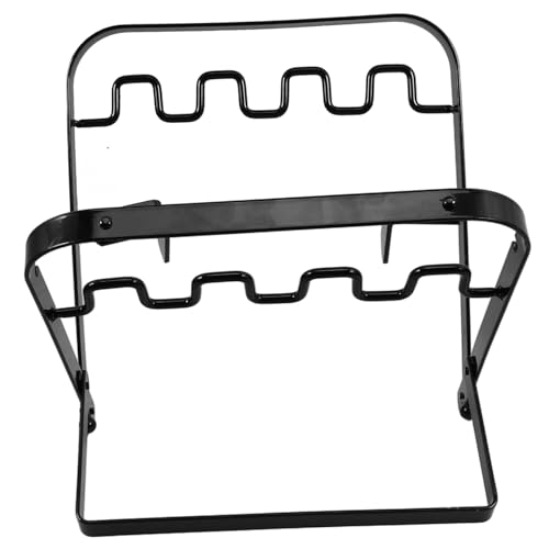 IMIKEYA Supporto Sacchetto Spazzatura Pieghevole Nero Porta Sacchetti Organizer Multifunzione per Casa e Outdoor Risparmio Spazio e Design Salvaspazio Elegante