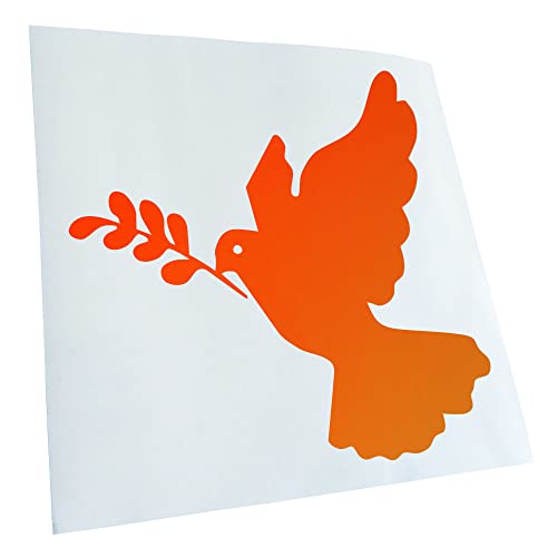 Kiwistar JDM Decal Racing - Adhesivo para coche, portátil, bicicleta, camión, moto, color naranja neón, 50 x 50 cm, multicolor