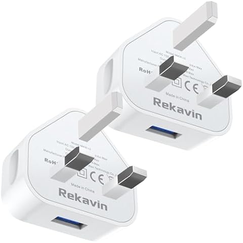 Rekavin Dual USB Plug Mains Charger Cover
