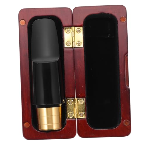 JEWEDECO 1 セット サックスマウスピース アルトサックスヘッド サックスアクセサリー 楽器 サックス供給 サックス交換 ソプラノサックス サックスカバー テナーサックス 木