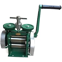 CILDON Jewelry Rolling Mill, 3" Roller Manual Rolling Mill Machine, 0.03-6.5Mm Press Thickness Jewelry DIY Tool & Equipments, Stainless Alloy for DIY Jewelers Craft Professional
