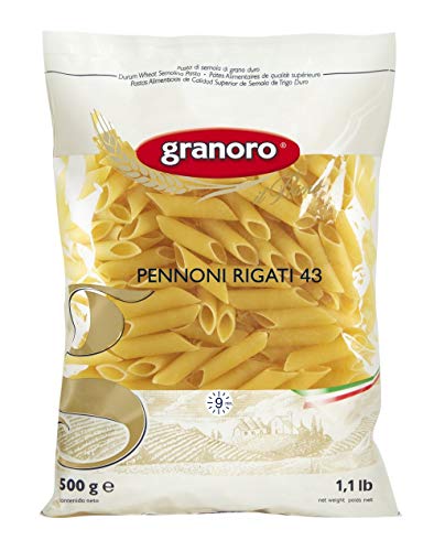 Granoro Pennoni Rigati Pasta No.43, 500 g