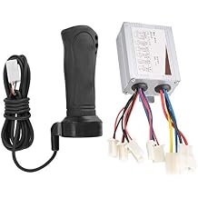Brushed DC Motor Speed &Controller, Throttle Grips Scooter Tricycle Speed Controller Motor of 500W 24V 36V 48V500W 24V