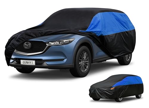 Image of GUNHYI Mazda Car Cover Custom Fit Mazda CX5 CX-5 Waterproof All Weather, Lightweight Full Car Cover Outdoor Sun UV Rain Dust Snow Wind Protection.