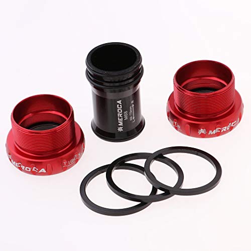 YIJU 2 Peças para Ciclismo de Montanha para Bicicleta Bicicleta Tipo de Rosca BB68-73 Mm Suporte Inf