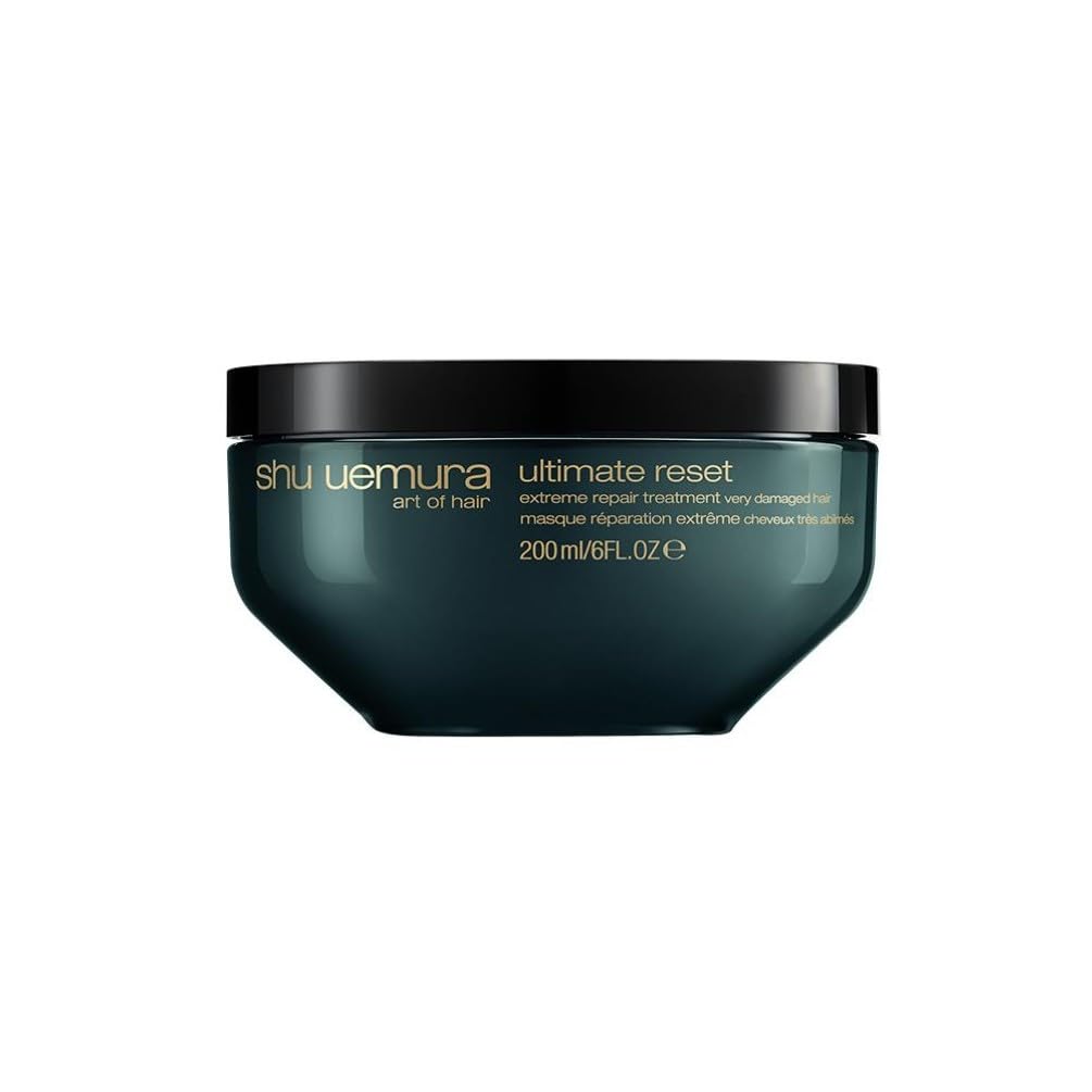 Shu Uemura Art of Hair, Maschera Ristrutturante, Per Capelli Danneggiati, Effetto Riparatore, Arricchita con Estratto di Riso, Ultimate Reset, 200 ml