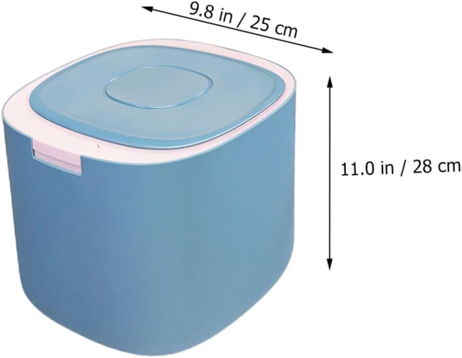 Sealed Pet Food Bucket 11l Moisture-proof Grain Storage Container with Lid for Dog Cat Food Household Use
