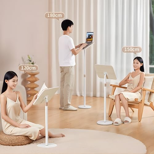 Image of Sunchhaya Book Stand for Reading, Music, Writing, Painting II Book Reading Stand Adjustable Height-Angle with Extra Height, Music Stand, Note Stand [ YD-17 (135 CM) ]