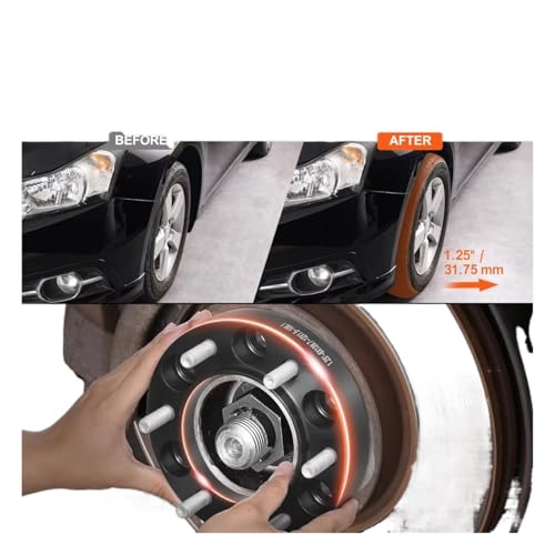 Entretoise roue 6 trous forgée 106 mm haute performance - 2