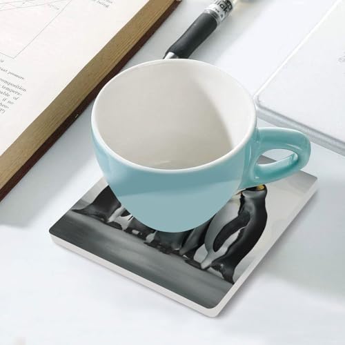 Dessous de verre pingouins cadeau de crémaillère idéal pour table basse - 6