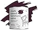 Hemway Matt Shabby Chic Peinture pour meubles à base de craie 1L Convient aux meubles d'intérieur, armoires, étagères, tables et chaises - Aubergine (116 Couleurs Disponibles)