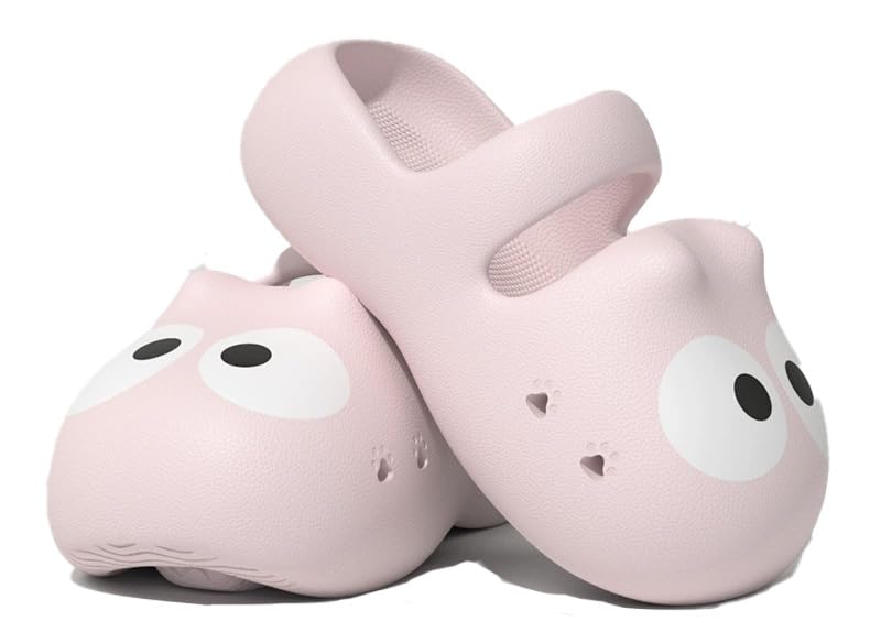 Platform Clogs for Women Cute Cartoon Cat Closed Toe House Slippers Non Slip EVA Outdoor Beach Slide Sandals Garden Shoes3